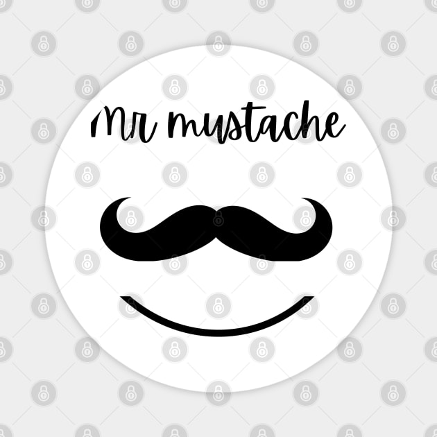 mr mustache Magnet by Jackson